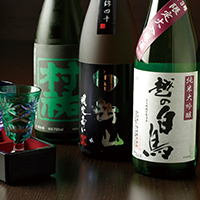 Japanese sake taste-testing