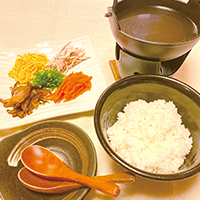 栃木县那须越光米和大山鸡的鸡肉饭