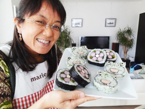 Learn How to Make Sushi Decorations in Meguro Tokyo（目黒）